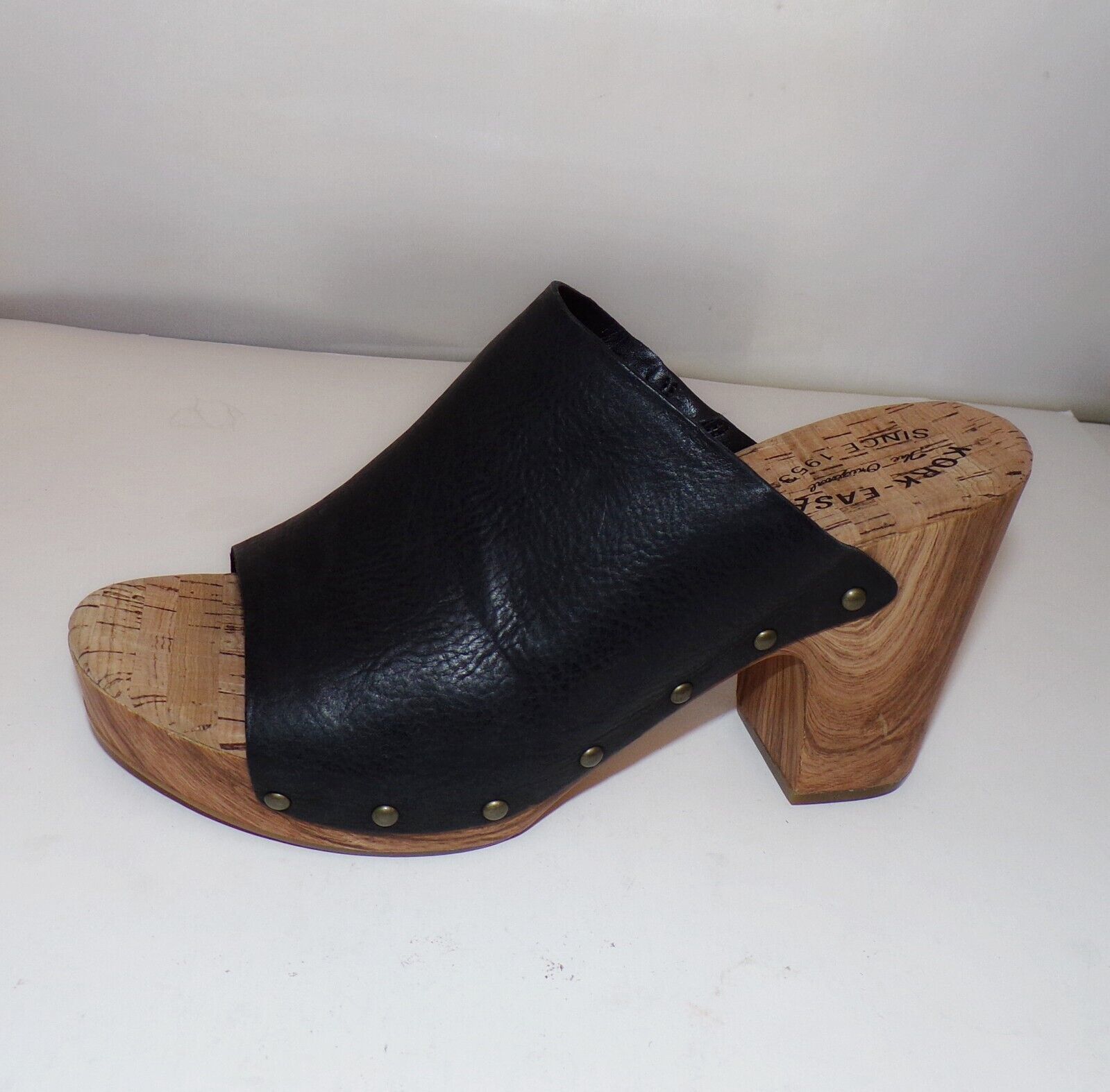 Kork Ease Clog Women Danika Wood Stud Mule Sandal Sz 10 New 150 Sandals