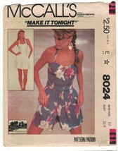 McCall&#39;s 8024 Easy Camisole, Shorts, Culottes Pattern 1980s Misses Size 10 Uncut - £10.15 GBP