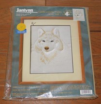 NEW Janlynn &quot;White Wolf&quot; Candlewicking Embroider 11&quot;x14&quot; Roger Reinardy ... - £13.30 GBP