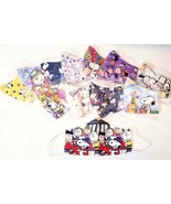 3 pack HANDMADE FASHION FACE COVER MASK ADULT Teen kid Snoopy Peanuts Ch... - $197.80 MXN