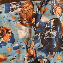 1970s Star Wars Empire Strikes Back Full Flat Curved Sheet Set x 2 - Make Duvet - £53.14 GBP