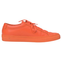 Common Projects Achilles Low Sneakers In Orange Leather Men Coral Size 40 - $188.10