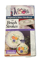 SANDY AUBUCHON Beginners Painting Video Handbook of Brush Strokes VHS Se... - $12.51