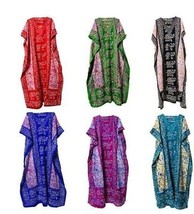 Femmes Caftan longue robe caftan tunique robe hippie Boho Maxi grande... - £9.99 GBP