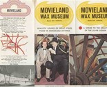 Movieland Wax Museum Brochure Buena Park California 1960&#39;s Shrine to the... - £13.98 GBP