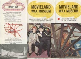 Movieland Wax Museum Brochure Buena Park California 1960&#39;s Shrine to the... - £14.01 GBP