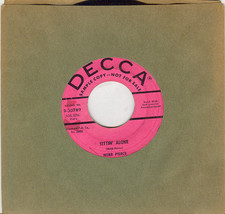 Webb Pierce 45 rpm Sittin Alone - £2.35 GBP
