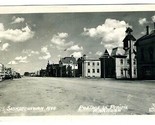 Saskatchewan Ave Portage La Prairie  Manitoba Real Photo Postcard 1946 - £14.09 GBP