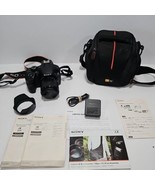 Sony Alpha a3000 ILCE-3000K 20.1 MP Digital Camera With 18-55mm 3.5-5.6 ... - $217.80