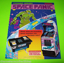 SPACE PANIC  1980 ORIGINAL VIDEO ARCADE GAME PROMO Print AD ARTWORK - $13.05