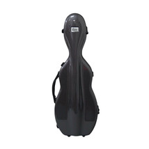 Violin Case Paititi Cello Shaped Full Size Super Black Fiber Glass Violin Case - £103.90 GBP