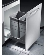 Kitchen Inventions Hailo Bottom Mount Double Bin Trash Recycled System - $504.71 CAD