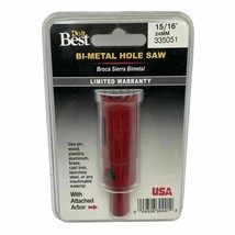 Do it Best 15/16 24 mm inch Bi metal Hole Saw - $13.65