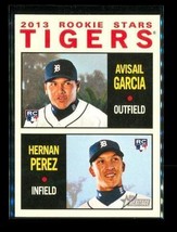 2013 Topps Heritage Rookie Stars Baseball Trading Card #312 Garcia Perez Tigers - $8.41