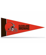 Cleveland Browns NFL Felt Mini Pennant 4&quot; x 9&quot; Banner Flag Souvenir NEW - £2.91 GBP