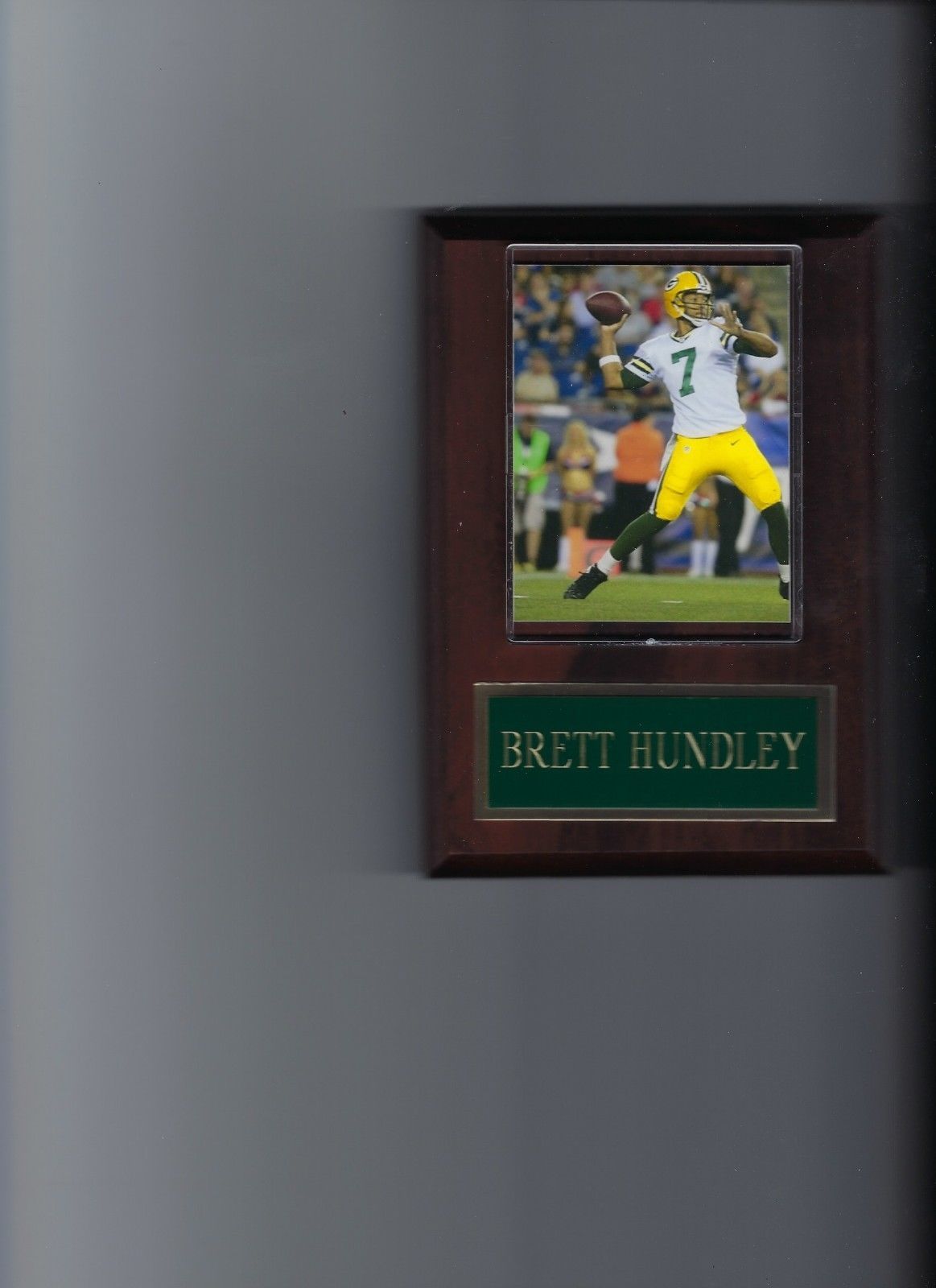 BRETT HUNDLEY PLAQUE GREEN BAY PACKERS FOOTBALL NFL - $2.37