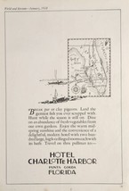 1928 Print Ad Hotel Charlotte Harbor Punta Gorda,Florida Fishing,Golfing - £13.65 GBP