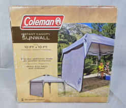 Coleman Instant Canopy Sunwall 10x10 Heavy Duty Fabric with UV Guard - £15.42 GBP