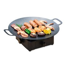 Korean Griddle Pan, Korean BBQ Plate Barbecue Grill Non Stick Circular F... - $23.08+