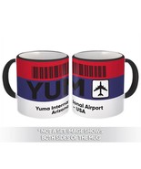 USA Yuma Airport Arizona YUM : Gift Mug Travel Airline Crew Code Pilot A... - £12.69 GBP+