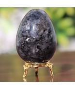Natural Larvikite Egg Quartz Crystal Healing Polished Round Home Decorat... - $543.72 MXN