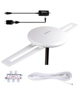 200 Miles Outdoor Digital TV Antenna HDTV Amplified Signal 1080p Mile Lo... - $79.76