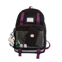 Women&#39;s Backpa College Students School Bags for Women Teenager Large Capacity Fe - £31.51 GBP