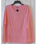 Tommy Hilfiger Sport Long Slv Scoopneck Sweater Peach Womens Sz XL NWT M... - $21.36