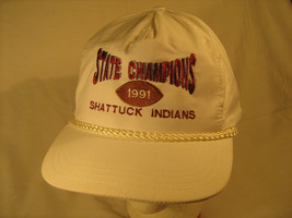 Men's Adjustable Cap Shatuck Indians 1991 State Champions Oklahoma School [Y63] - $22.33