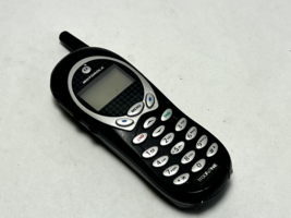 Retro Motorola 120T Cell phone Black -TRACFONE- UNTESTED - £15.82 GBP