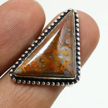 Red Moss Agate Gemstone Handmade Good Friday Gift Ring Jewelry 7.50&quot; SA 4716 - £4.16 GBP