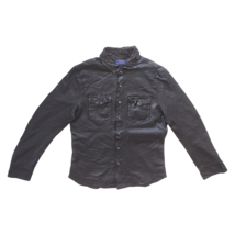 Polo Ralph Lauren Western Leather Shirt Jacket $798 FREE WORLDWIDE SHIPPING - $494.01