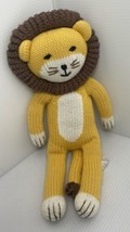 Zubels Lion Leonard 12-inch Hand-Knit Doll Plush Toy Collectible - £10.83 GBP