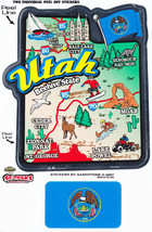 Utah State Map Die Cut Sticker - $4.98