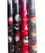 4 Rolls The Nightmare Before Christmas Gift Wrapping Paper Jack Skellington - £23.67 GBP