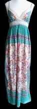 Lottie &amp; Holly Dress Band Of Gypsies  Size S V Neck Sleeveless Maxi - £11.83 GBP