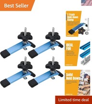 Premium Aluminum T-Track Hold Down Clamps - 4 Pack for Versatile Use - $46.50