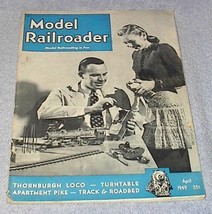 Model RailRoader Magazine April 1949 Model Train Vera Kane Cover - £6.28 GBP