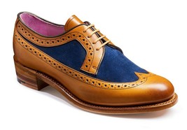 Women&#39;s Handmade Genuine Leather Two Tone Brogue Shoes Custom Shoes for women - £133.90 GBP