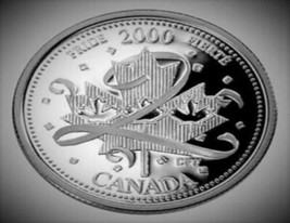 2000 Canadian 25-Cent Pride/January Millennium Quarter Coin UNC - £1.13 GBP