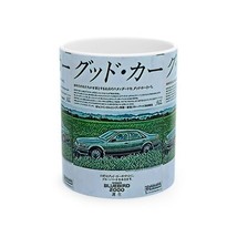 Nissan Bluebird Retro Car Art Ceramic Mug, Retro Coffee Cup Car Lover Gift - $13.86+