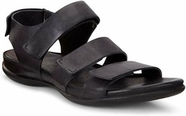 ECCO Women&#39;s Flash Flat Sandal Black Size 6-6.5 US 37 EUR - $70.08