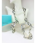 Tiffany &amp; Co. Elsa Peretti® Aegean Sterling 925 Necklace Bracelet set 30... - £1,984.59 GBP