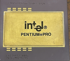 Vintage Intel Pentium Pro KB80521EX166 SY047 512K Processor - £62.29 GBP