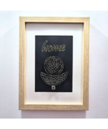 Mystical Wall Art ”The Sun, Moon and Me” Abstract Handmade Quilling Art Framed - $38.99