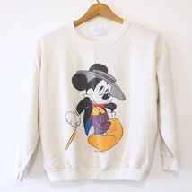 Vintage Kids Walt Disney Mickey Mouse Sweatshirt Large - £25.02 GBP