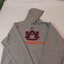 Under Armour Auburn Tigers Hoodie Men Large Gray Pullover Sweatshirt Size Large image 10