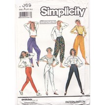 Vintage Sewing PATTERN Simplicity 7069, Misses Easy Essentials 1990 Slim Pants - £13.92 GBP