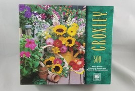 Croxley Flowers &amp; Apples in Garden Jigsaw Puzzle 500 Piece Sunflowers Ba... - £9.57 GBP