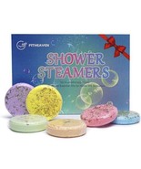 Fitheaven Shower Steamers Gift Set of 6 Fizzies Lavender Rose Orange Aro... - $14.99